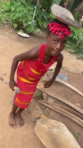 Traditional ceremony documented in Akwanga, Nigeria featuring local youth