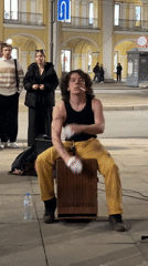Street performers entertain crowds across Saint Petersburg evening