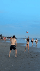 Beach recreation captured in North Kuta, Indonesia morning hours
