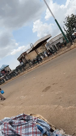 Daily street life unfolds in Bukuru, Nigeria