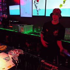 Saint Petersburg nightclub scenes captured during evening hours