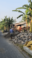 Everyday village life in Kalisampurno, from fields to street corners