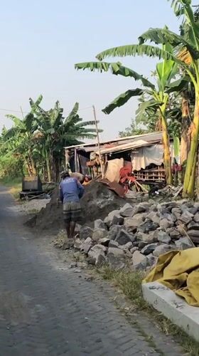 Everyday village life in Kalisampurno, from fields to street corners