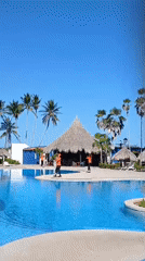 Resort staff maintain facilities, entertain guests at Venezuelan beach resort