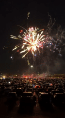 Fourth of July fireworks draw a packed drive-in crowd in El Paso