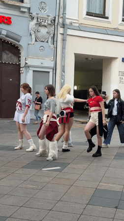 Red Square landmarks and a street dance, Moscow afternoon