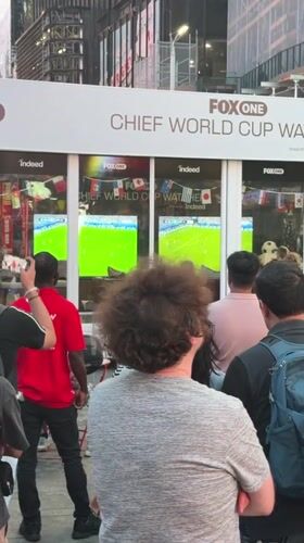 Fox World Cup watch party draws a crowd in New York