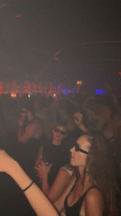 DJ performs at packed Barcelona nightclub early Saturday morning