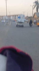 Truck transporting plastic containers observed on Nigerian road