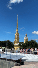 Morning at Peter and Paul Fortress, St. Petersburg