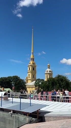 Morning at Peter and Paul Fortress, St. Petersburg