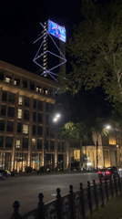 Evening stroll through illuminated central Tbilisi captured in memories