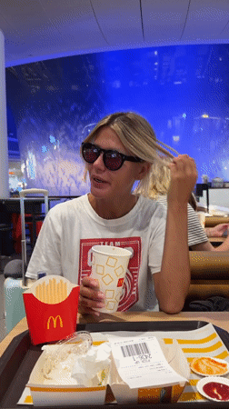 Midday McDonald's break in Singapore