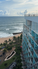 Aerial resort views captured from elevated position in Galle