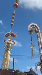 Ceremony day in North Kuta: offerings, street life, and scooters
