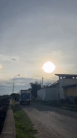 Morning waterfront life documented in Lhokseumawe, Indonesia
