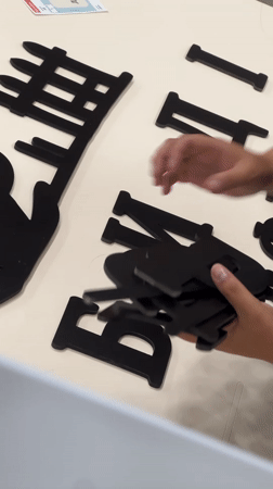 Letter crafting, flower shots, and bubble waffle displays in one session