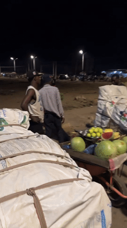 Evening street markets bustling with vendors in Bukuru Nigeria