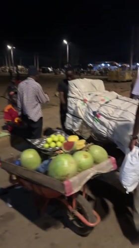 Evening street markets bustling with vendors in Bukuru Nigeria