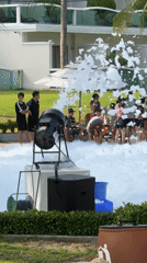 Foam party and golf at a Phú Thủy resort