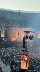 Packed stadium concert lights up Allianz Arena in Munich