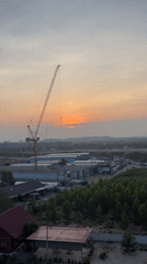 Witness captures sunset-to-sunrise transition over Pattaya City skyline