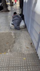 Street scenes captured in Buenos Aires neighborhood