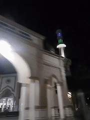 Nighttime street scenes documented in Lhokseumawe, Indonesia