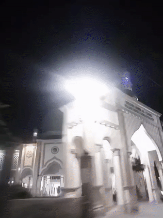 Nighttime street scenes documented in Lhokseumawe, Indonesia