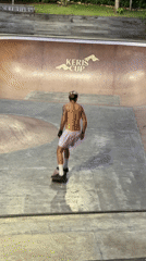 Skaters hit the Keris Cup bowl while cats lounge nearby