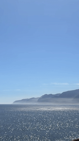 Clear coastal views recorded in Porto Moniz, Portugal