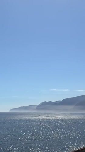 Clear coastal views recorded in Porto Moniz, Portugal