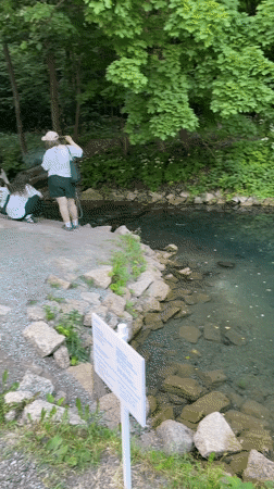 Turquoise pools and rocky streams near Kazan
