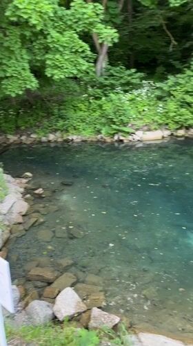 Turquoise pools and rocky streams near Kazan