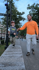 Outdoor concert draws crowds to Perm streets at dusk
