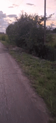 Sunset sky captured on video in Vallecito, Venezuela