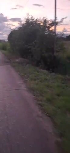 Sunset sky captured on video in Vallecito, Venezuela