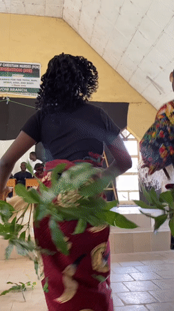 Traditional dress and dancing in Dutsen Kato, Nigeria