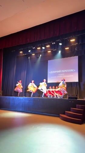 Traditional Russian folk dance performances staged in Rusanovo