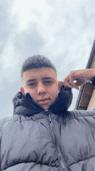 Young man documents spring morning routine in Zlatograd, Bulgaria
