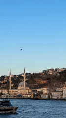 Observer captures Istanbul skyline and Bosphorus Bridge from Üsküdar