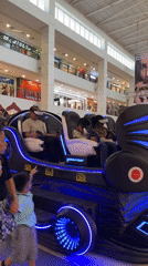 Morning mall visit featuring VR rides and playground time