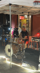 Street performers draw crowds in Plovdiv public square