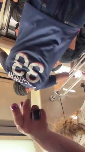 Young adults celebrate with singing, dancing on Paris Metro