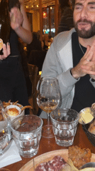 Evening dining and bar scenes documented across Montreal establishments