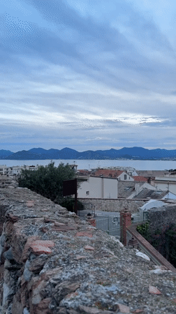 Tourist captures scenic Cannes views from elevated positions