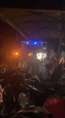 Nighttime market gathering draws crowds in Hijo, Philippines