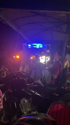 Nighttime market gathering draws crowds in Hijo, Philippines