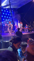 Female duo performs live concert in Budva, Montenegro