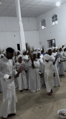 White-robed gathering observed in Badagry, Nigeria